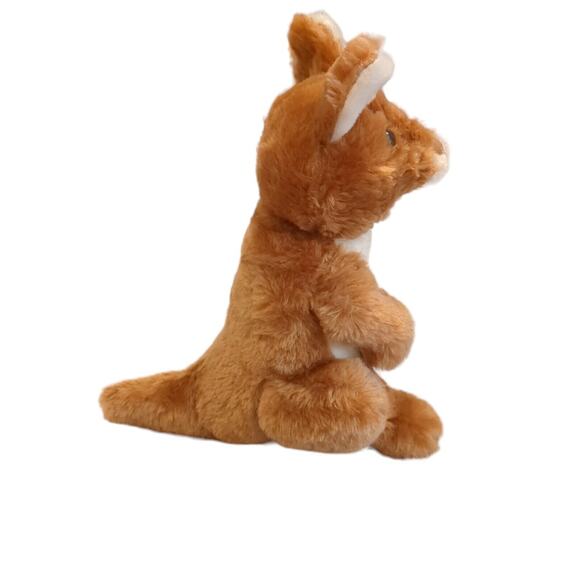 Kangaroo Brown Red 11" Baby Young Stuffed Animal Toy Plush by Goffa - Picture 2 of 7